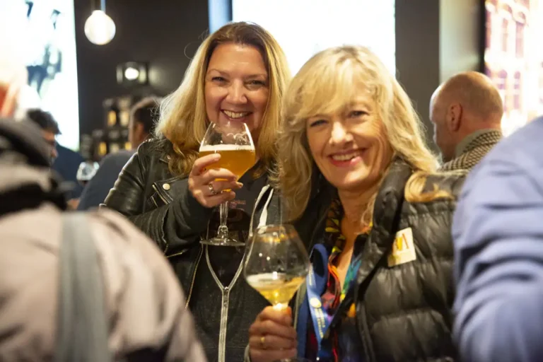 Una vista panorámica de Gante con edificios históricos durante el Brussels Beer Challenge 2024